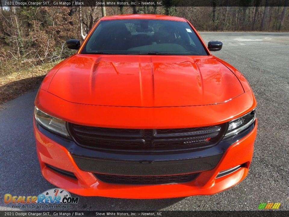 2021 Dodge Charger SXT Go Mango / Black Photo #3