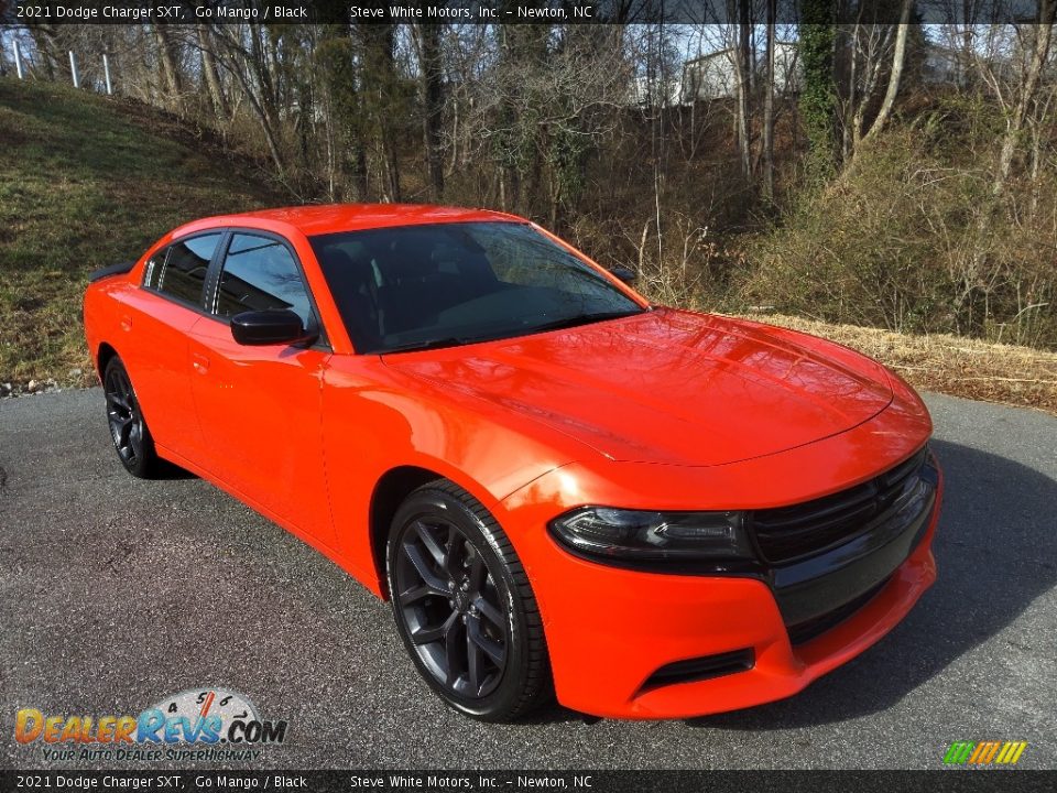 2021 Dodge Charger SXT Go Mango / Black Photo #4