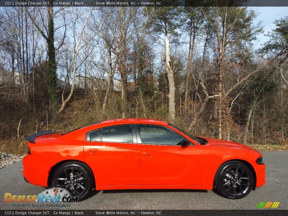 2021 Dodge Charger SXT Go Mango / Black Photo #5