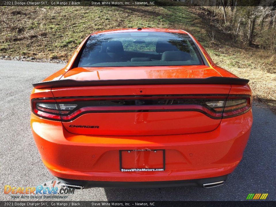 2021 Dodge Charger SXT Go Mango / Black Photo #7