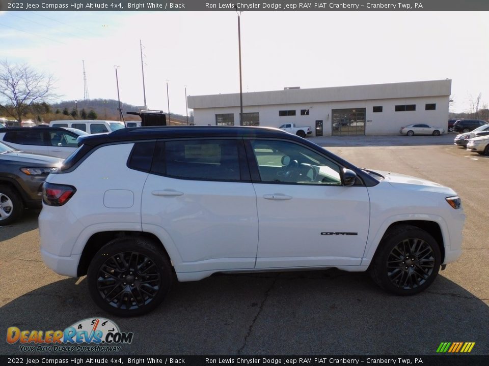 2022 Jeep Compass High Altitude 4x4 Bright White / Black Photo #4