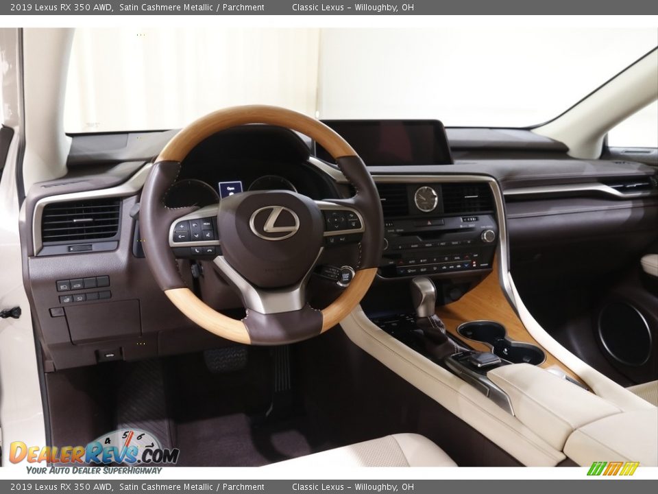 2019 Lexus RX 350 AWD Satin Cashmere Metallic / Parchment Photo #6