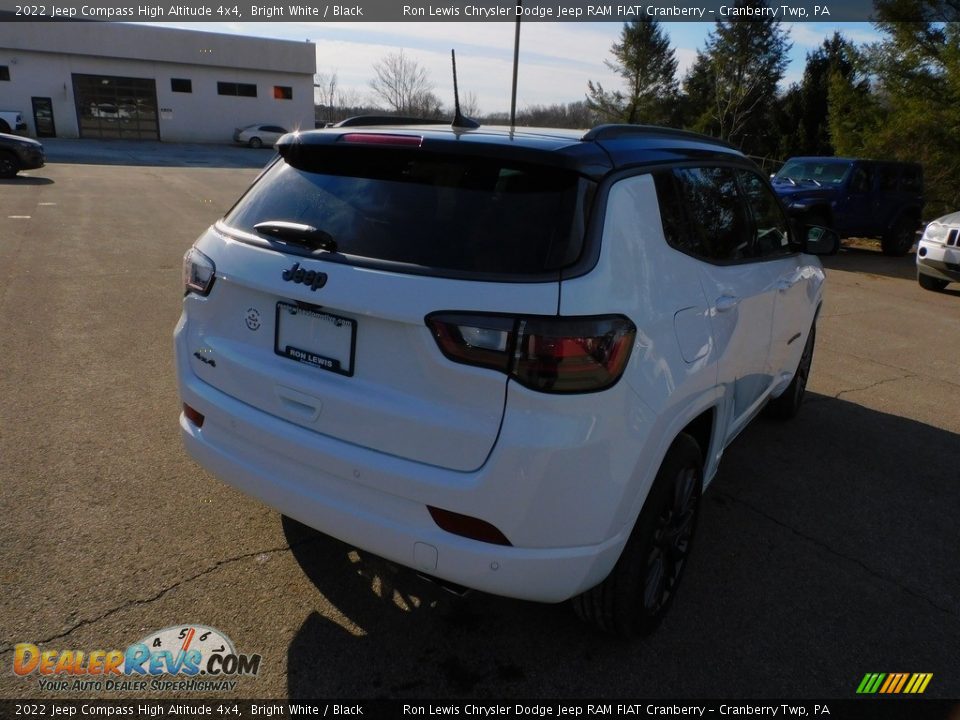 2022 Jeep Compass High Altitude 4x4 Bright White / Black Photo #5