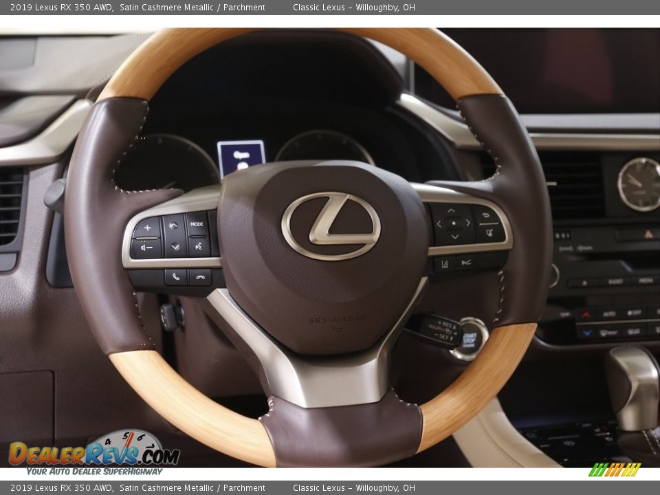 2019 Lexus RX 350 AWD Satin Cashmere Metallic / Parchment Photo #7