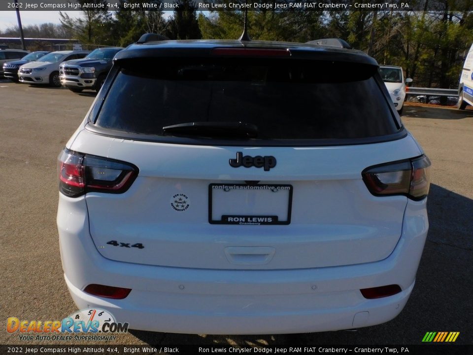 2022 Jeep Compass High Altitude 4x4 Bright White / Black Photo #6