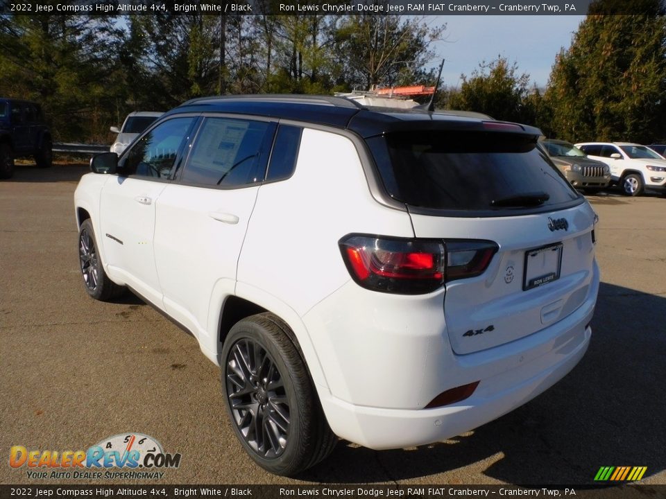 2022 Jeep Compass High Altitude 4x4 Bright White / Black Photo #8