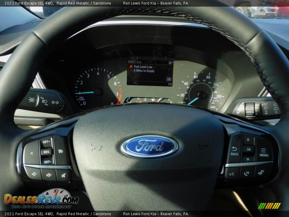 2021 Ford Escape SEL 4WD Rapid Red Metallic / Sandstone Photo #18