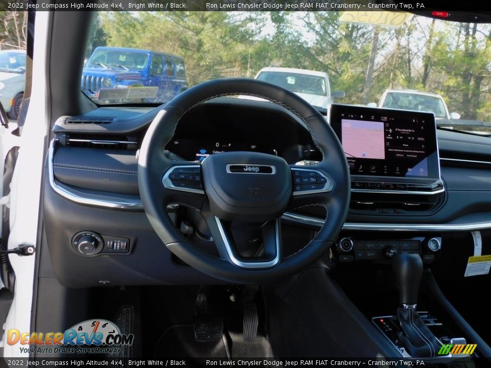 2022 Jeep Compass High Altitude 4x4 Bright White / Black Photo #13