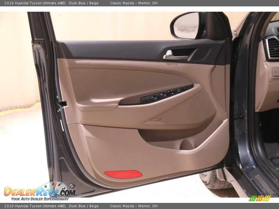2019 Hyundai Tucson Ultimate AWD Dusk Blue / Beige Photo #4