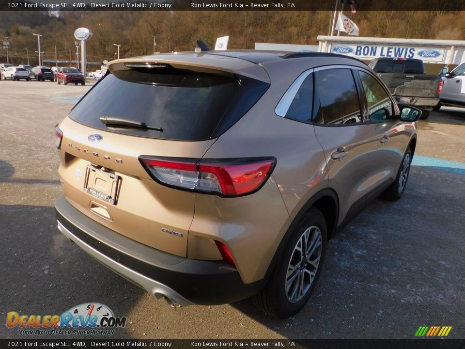 2021 Ford Escape SEL 4WD Desert Gold Metallic / Ebony Photo #2