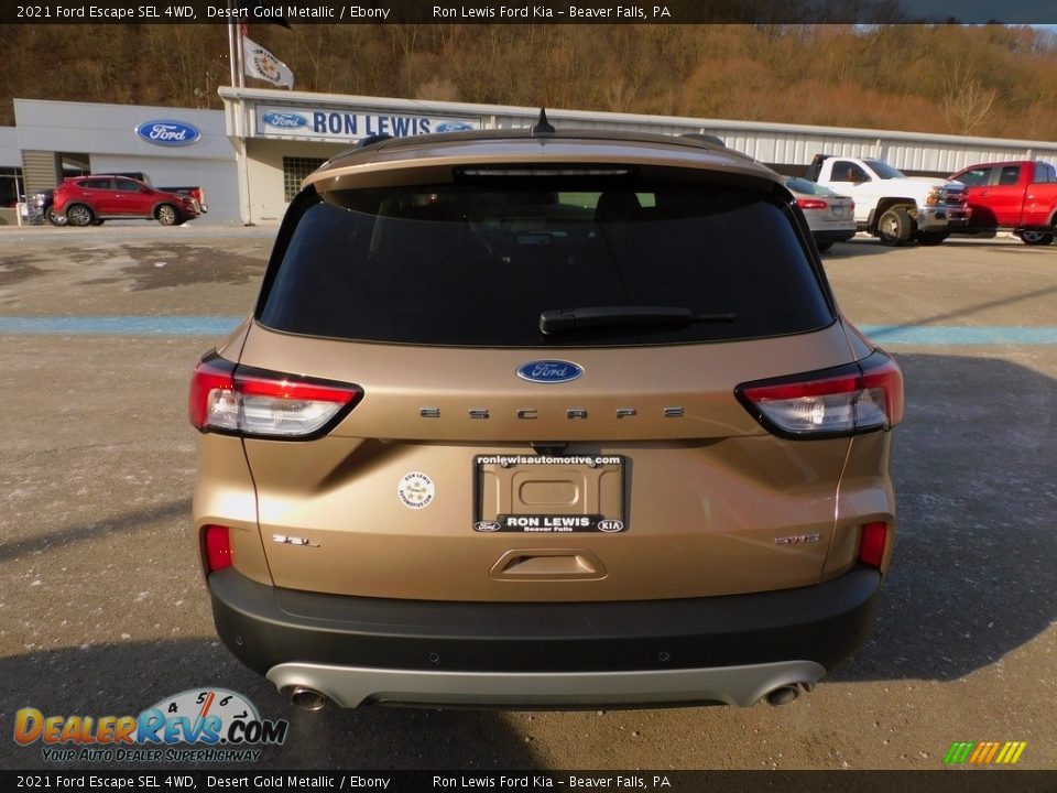 2021 Ford Escape SEL 4WD Desert Gold Metallic / Ebony Photo #3