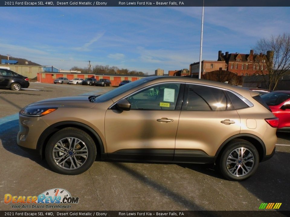 Desert Gold Metallic 2021 Ford Escape SEL 4WD Photo #6