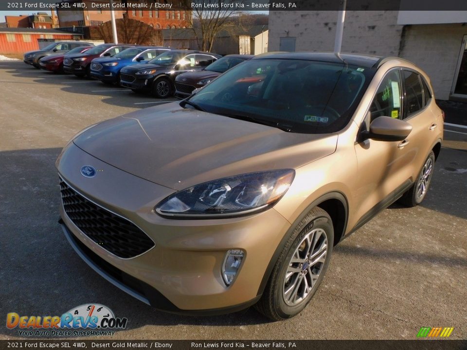 2021 Ford Escape SEL 4WD Desert Gold Metallic / Ebony Photo #7