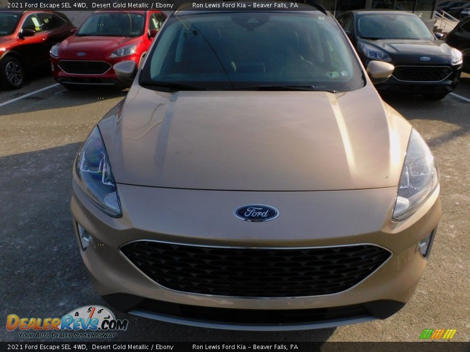 2021 Ford Escape SEL 4WD Desert Gold Metallic / Ebony Photo #8