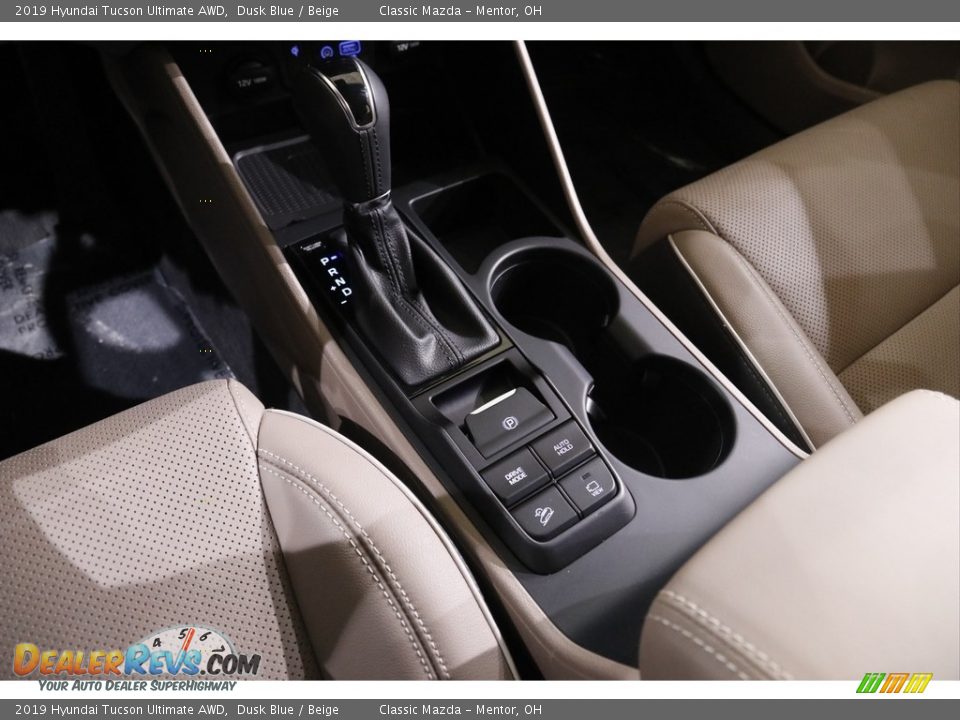 2019 Hyundai Tucson Ultimate AWD Dusk Blue / Beige Photo #13