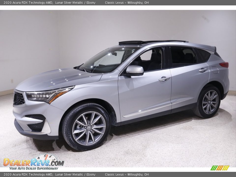 Lunar Silver Metallic 2020 Acura RDX Technology AWD Photo #3