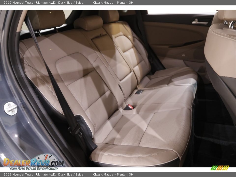 2019 Hyundai Tucson Ultimate AWD Dusk Blue / Beige Photo #15