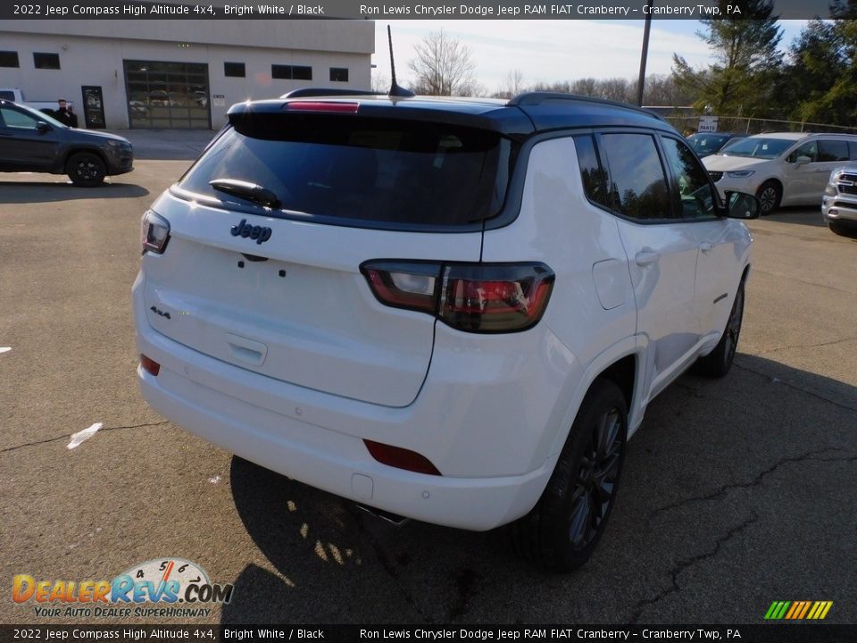 2022 Jeep Compass High Altitude 4x4 Bright White / Black Photo #5