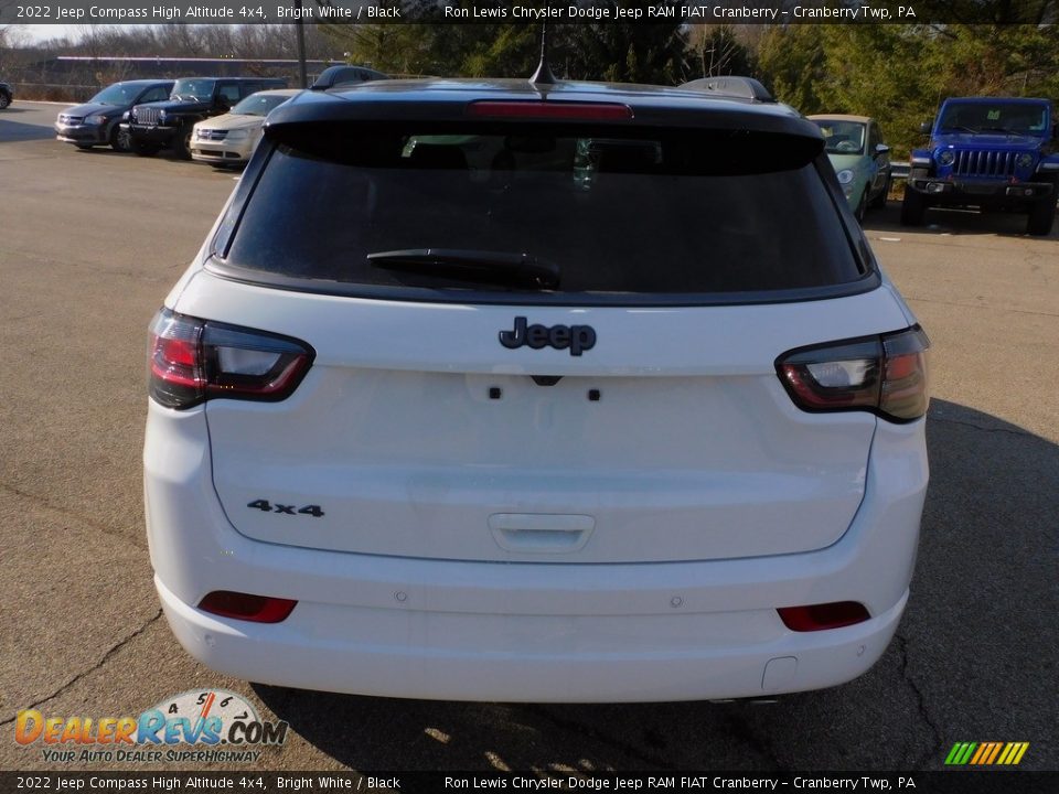 2022 Jeep Compass High Altitude 4x4 Bright White / Black Photo #6