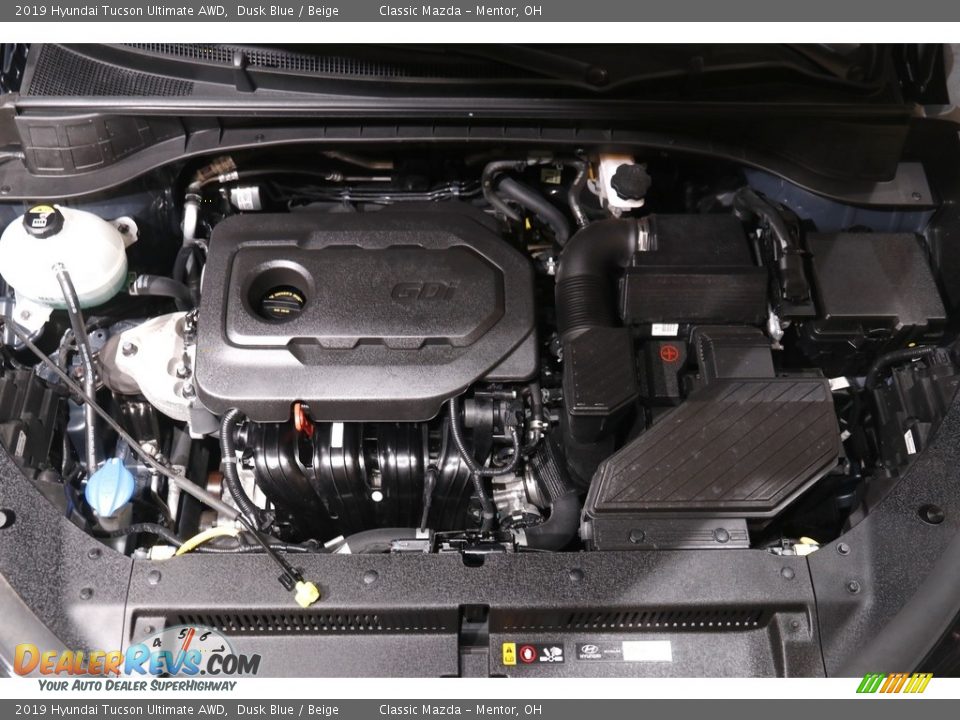 2019 Hyundai Tucson Ultimate AWD Dusk Blue / Beige Photo #18