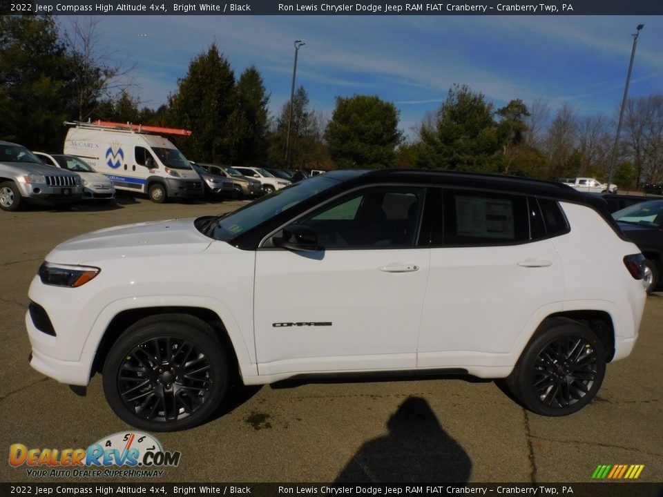 2022 Jeep Compass High Altitude 4x4 Bright White / Black Photo #9