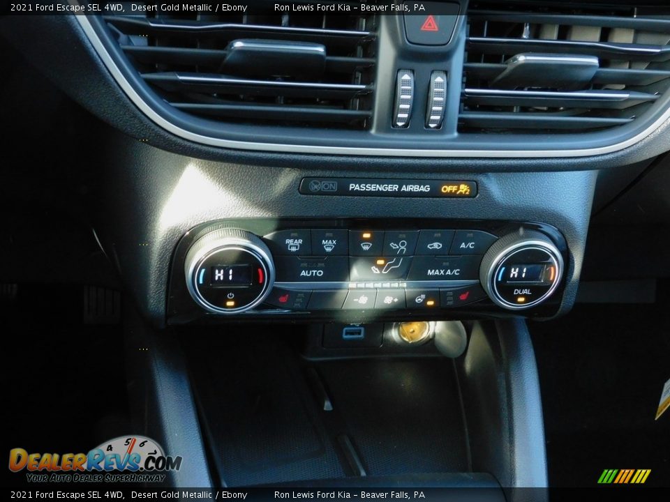 2021 Ford Escape SEL 4WD Desert Gold Metallic / Ebony Photo #18