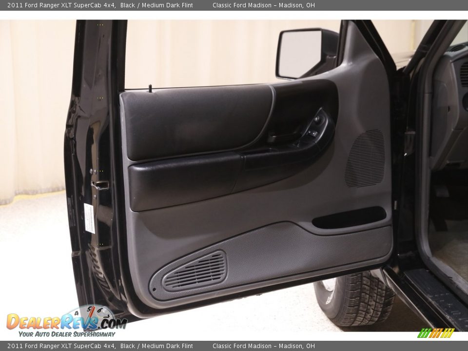 2011 Ford Ranger XLT SuperCab 4x4 Black / Medium Dark Flint Photo #4