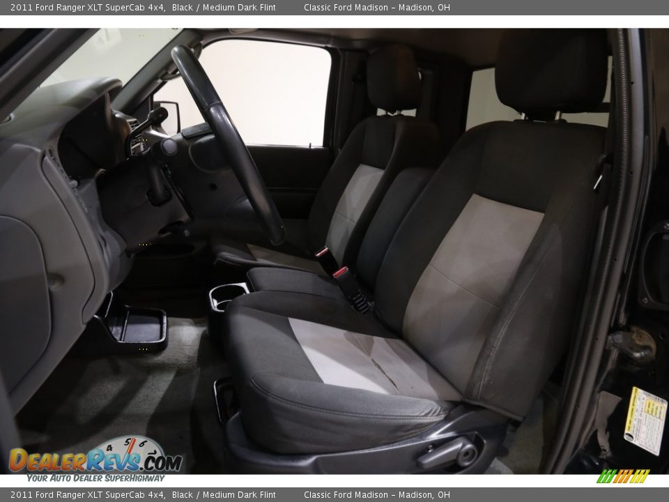 2011 Ford Ranger XLT SuperCab 4x4 Black / Medium Dark Flint Photo #5