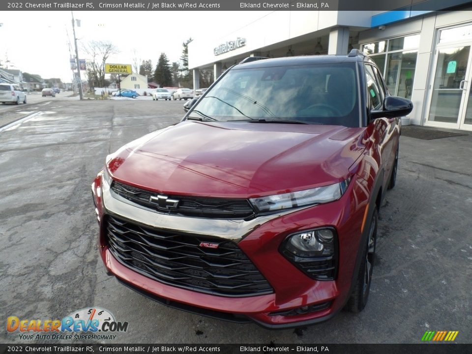 2022 Chevrolet TrailBlazer RS Crimson Metallic / Jet Black w/Red Accents Photo #2