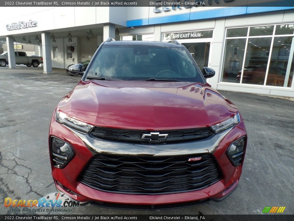 2022 Chevrolet TrailBlazer RS Crimson Metallic / Jet Black w/Red Accents Photo #3