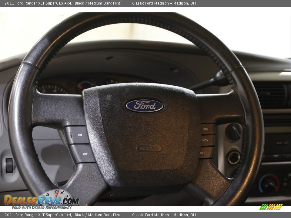 2011 Ford Ranger XLT SuperCab 4x4 Black / Medium Dark Flint Photo #7