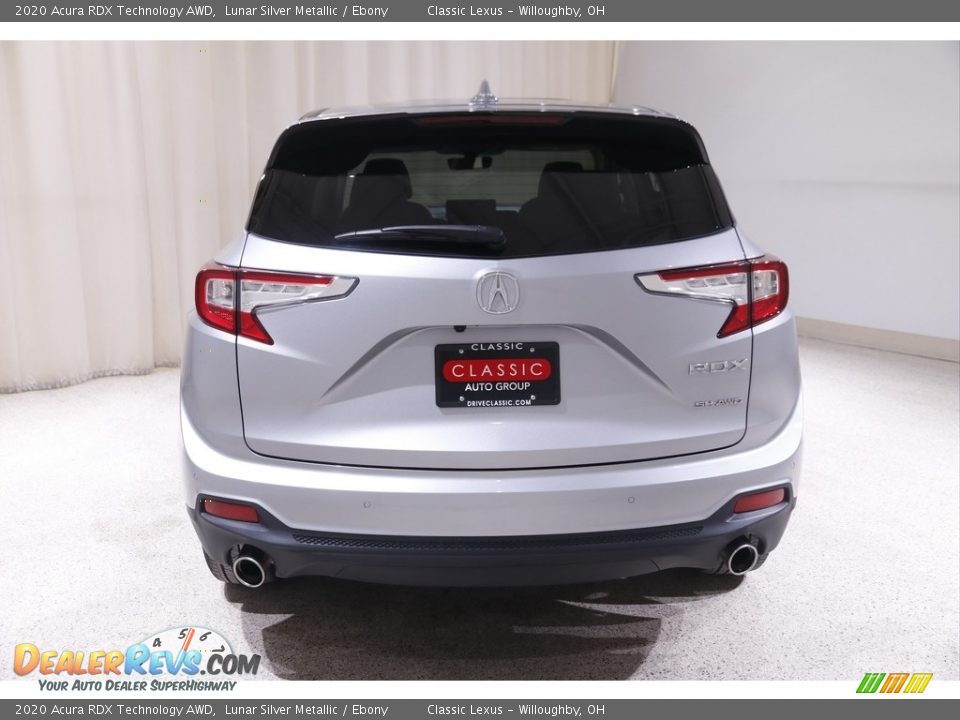 2020 Acura RDX Technology AWD Lunar Silver Metallic / Ebony Photo #19