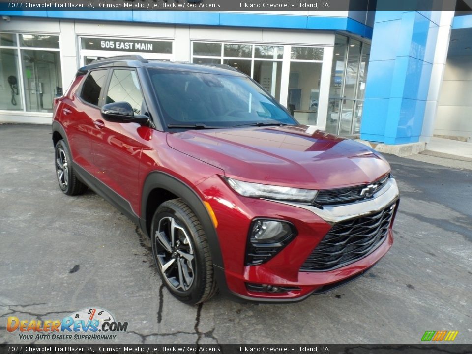 2022 Chevrolet TrailBlazer RS Crimson Metallic / Jet Black w/Red Accents Photo #4