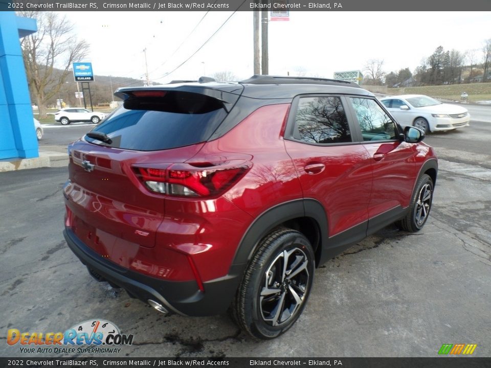 2022 Chevrolet TrailBlazer RS Crimson Metallic / Jet Black w/Red Accents Photo #7