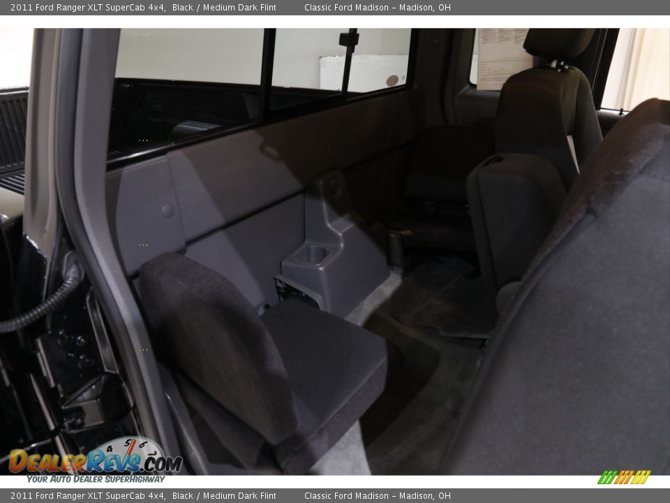 2011 Ford Ranger XLT SuperCab 4x4 Black / Medium Dark Flint Photo #12