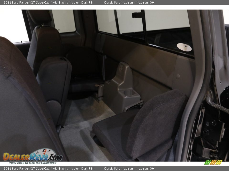 2011 Ford Ranger XLT SuperCab 4x4 Black / Medium Dark Flint Photo #13
