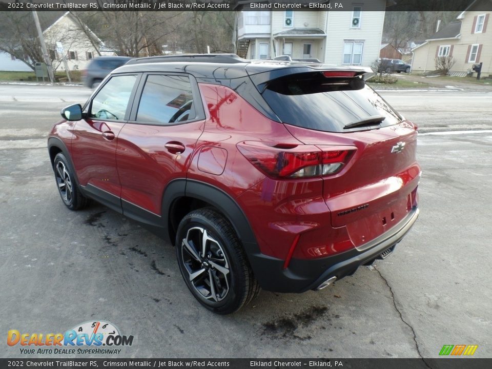 2022 Chevrolet TrailBlazer RS Crimson Metallic / Jet Black w/Red Accents Photo #9