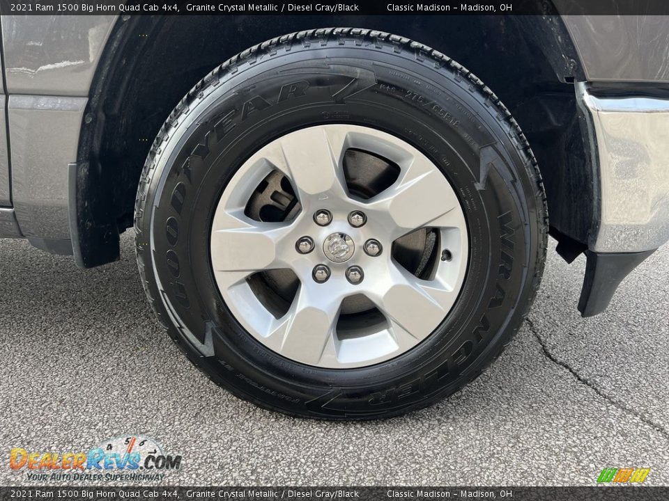 2021 Ram 1500 Big Horn Quad Cab 4x4 Granite Crystal Metallic / Diesel Gray/Black Photo #5