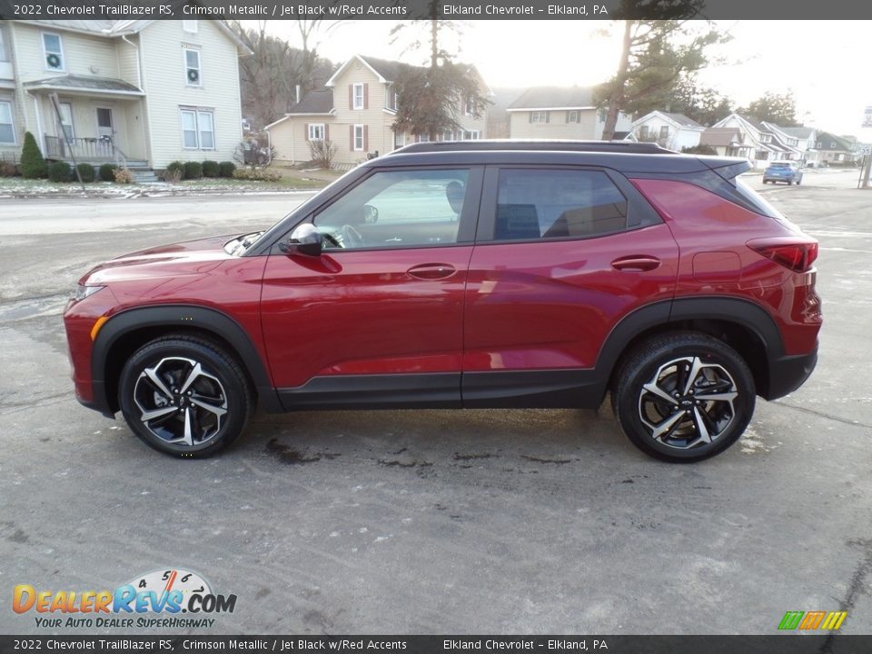 2022 Chevrolet TrailBlazer RS Crimson Metallic / Jet Black w/Red Accents Photo #10