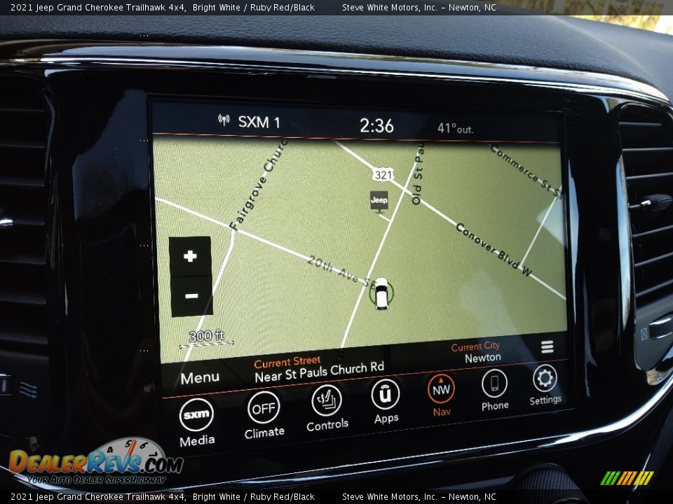 Navigation of 2021 Jeep Grand Cherokee Trailhawk 4x4 Photo #25