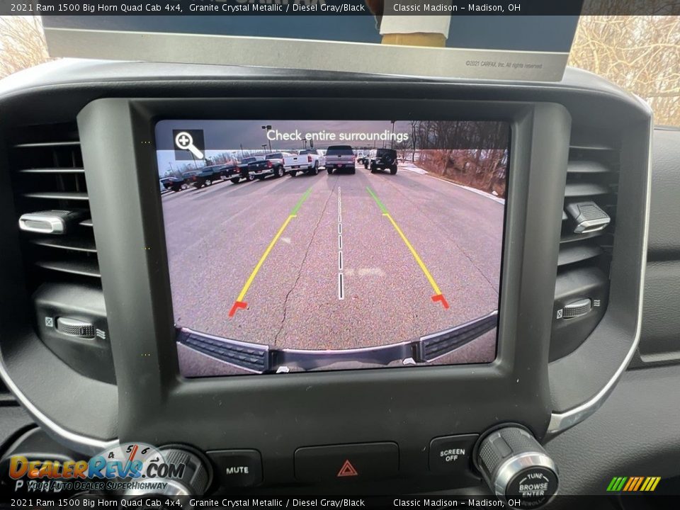 2021 Ram 1500 Big Horn Quad Cab 4x4 Granite Crystal Metallic / Diesel Gray/Black Photo #10