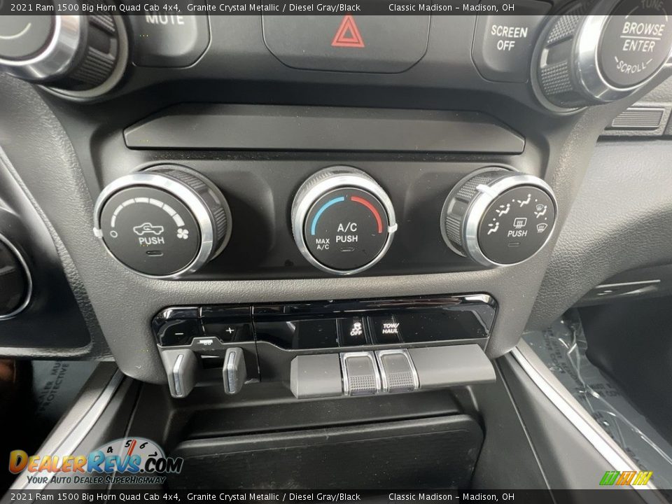 2021 Ram 1500 Big Horn Quad Cab 4x4 Granite Crystal Metallic / Diesel Gray/Black Photo #11