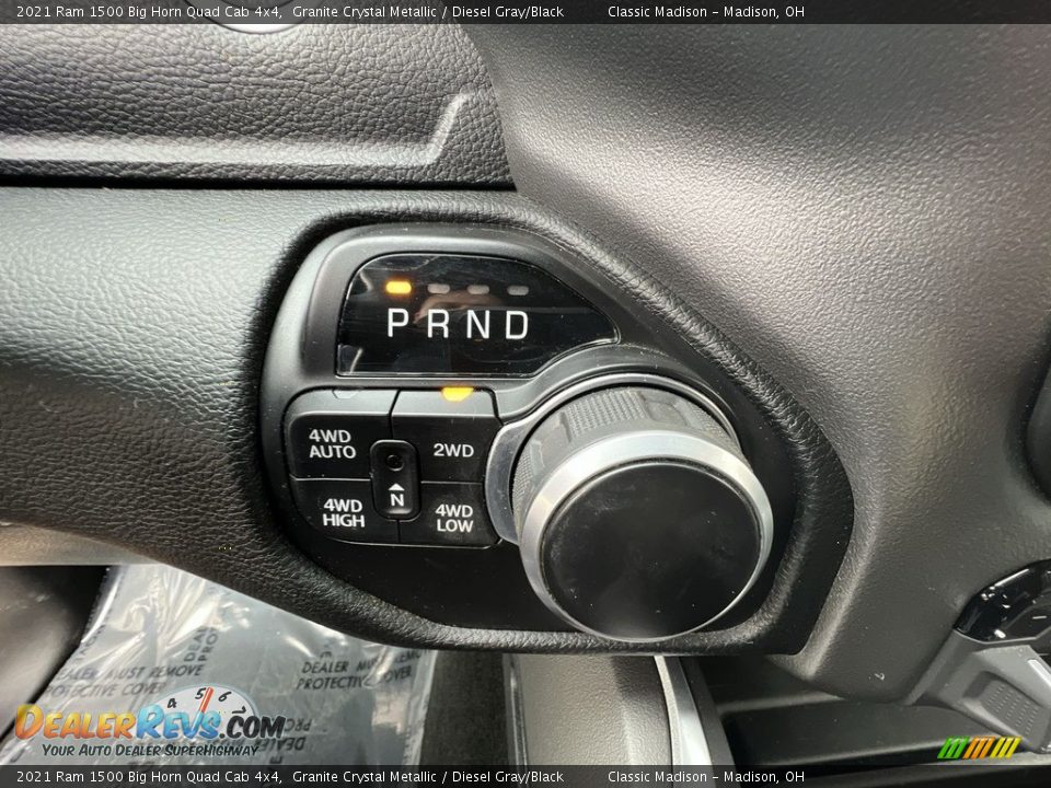 2021 Ram 1500 Big Horn Quad Cab 4x4 Granite Crystal Metallic / Diesel Gray/Black Photo #12