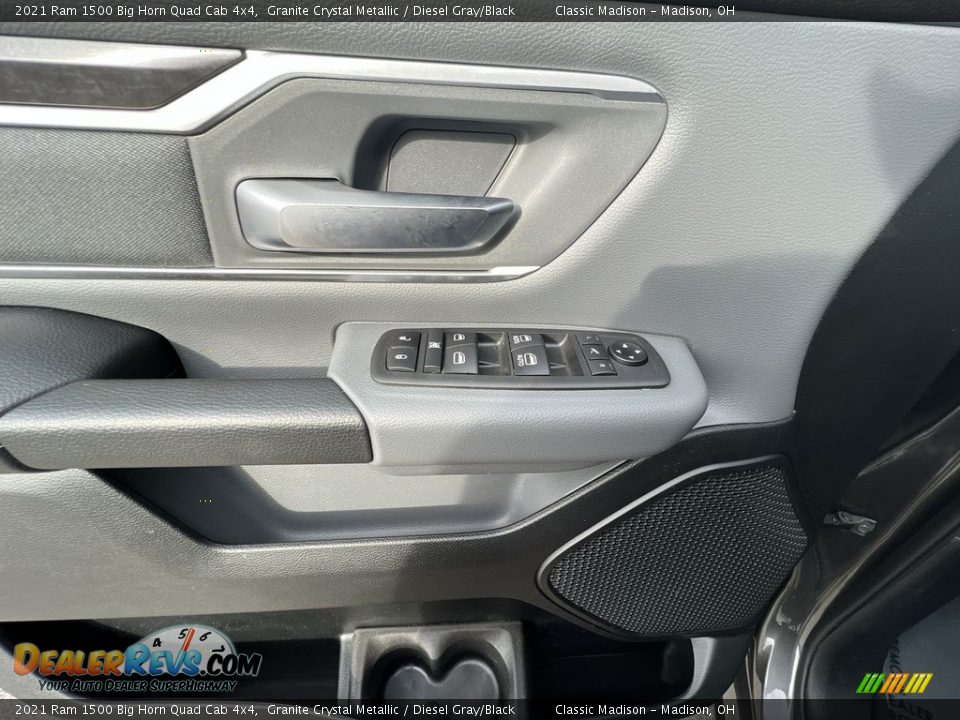 2021 Ram 1500 Big Horn Quad Cab 4x4 Granite Crystal Metallic / Diesel Gray/Black Photo #18