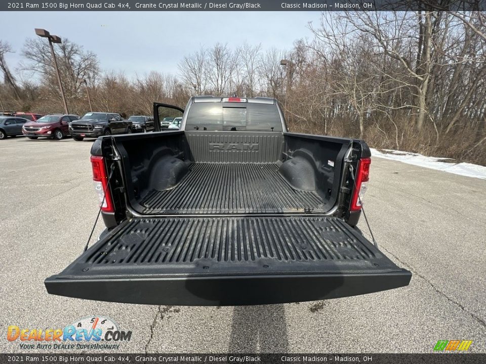 2021 Ram 1500 Big Horn Quad Cab 4x4 Granite Crystal Metallic / Diesel Gray/Black Photo #19
