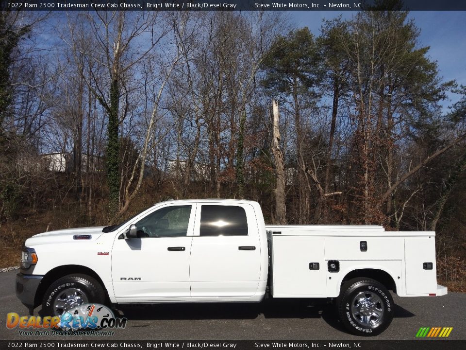 2022 Ram 2500 Tradesman Crew Cab Chassis Bright White / Black/Diesel Gray Photo #1