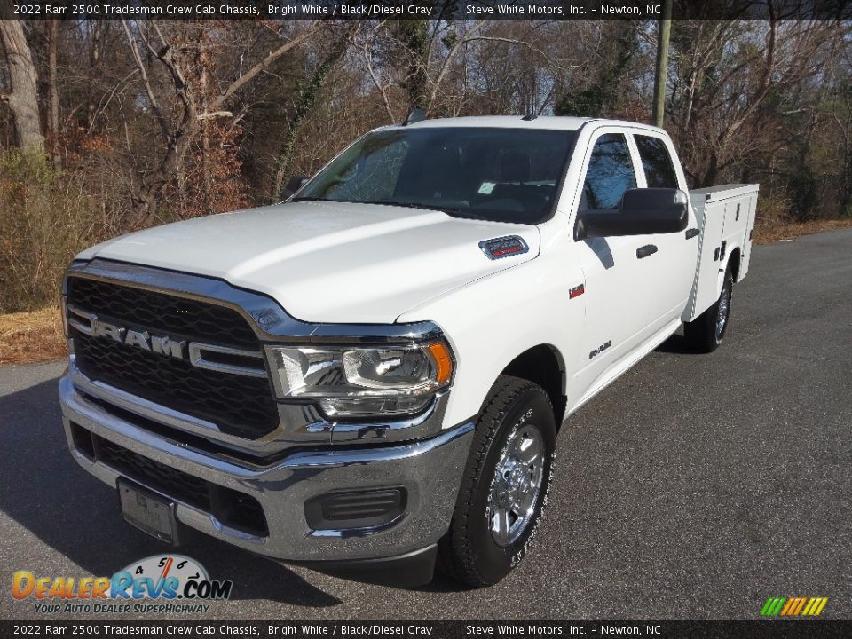 2022 Ram 2500 Tradesman Crew Cab Chassis Bright White / Black/Diesel Gray Photo #2