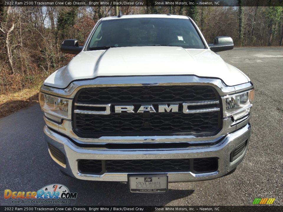 2022 Ram 2500 Tradesman Crew Cab Chassis Bright White / Black/Diesel Gray Photo #3