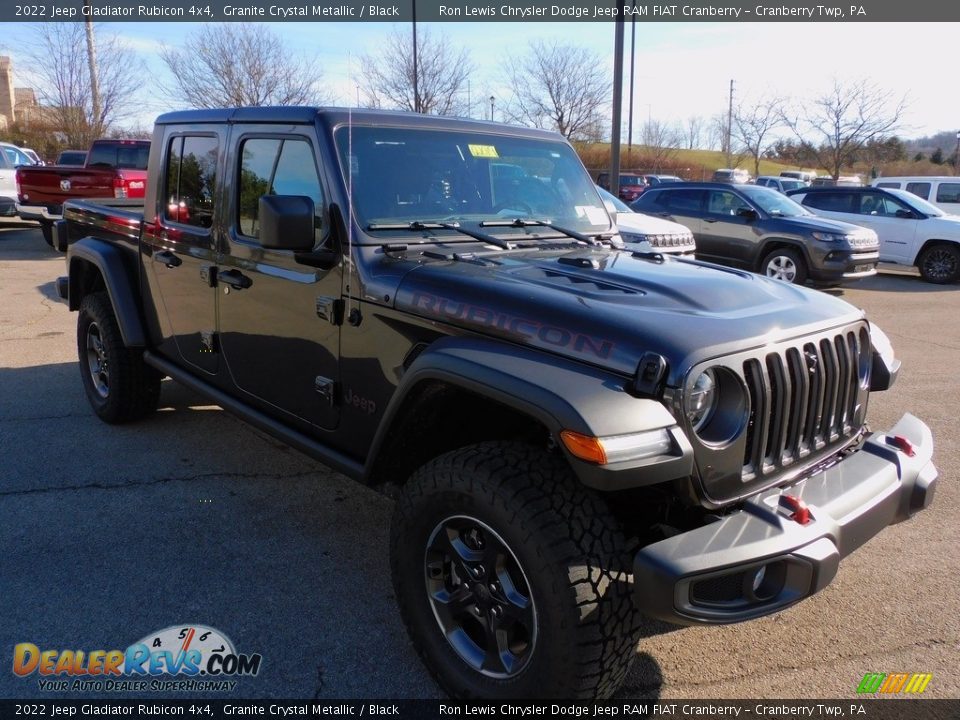 Front 3/4 View of 2022 Jeep Gladiator Rubicon 4x4 Photo #3