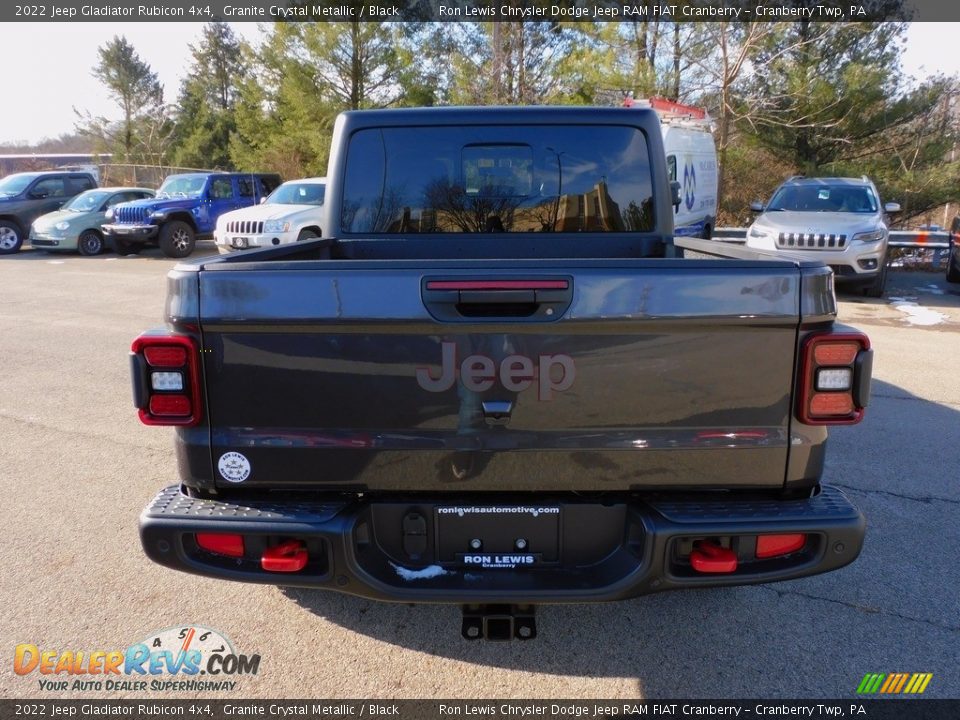 2022 Jeep Gladiator Rubicon 4x4 Granite Crystal Metallic / Black Photo #6